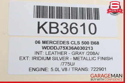 03-12 Mercedes W219 CLS500 GL550 E320 Front Left Seat Control Module Unit OEM