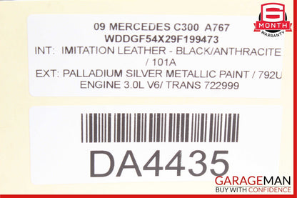 08-14 Mercedes W204 C300 C250 Front Right Side RWD Curved Wishbone Control Arm