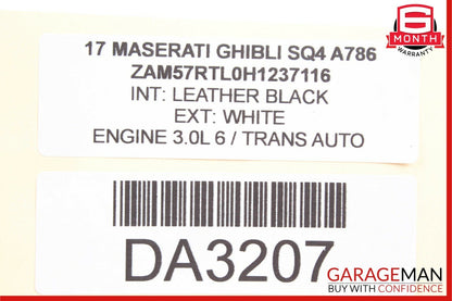 14-17 Maserati Ghibli Rear Right / Left Side Upper Control Arm OEM