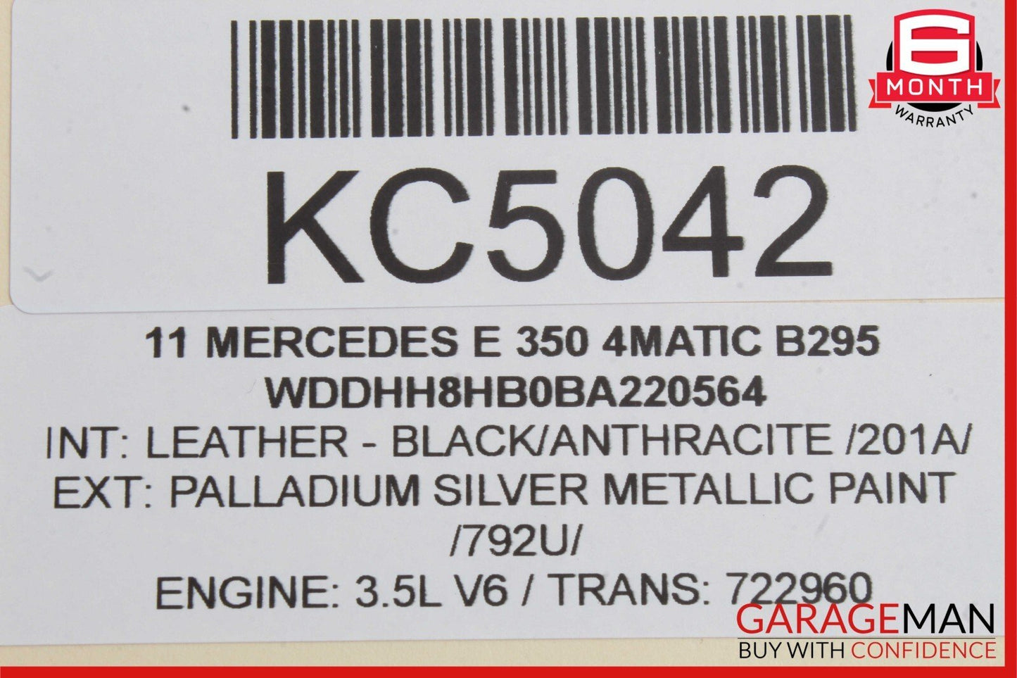 10-16 Mercedes W212 E350 4MATIC Trunk Remote Power Closing Latch Lock OEM