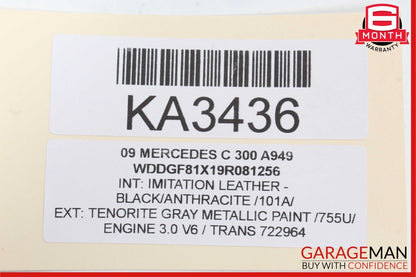 08-11 Mercedes W204 C300 Rear Right Side Taillight Tail Light Lamp Assembly