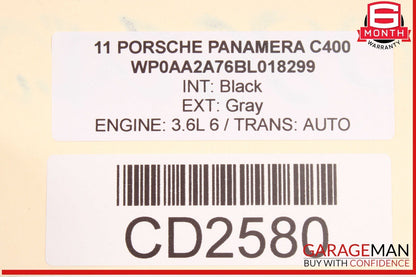 10-16 Porsche Panamera 970 S Rear Anti Roll Sway Bar Stabilizer OEM