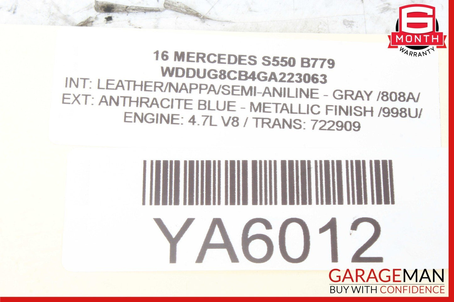 14-20 Mercedes W222 S550 S600 Rear Left Driver Side Spindle Knuckle Hub OEM