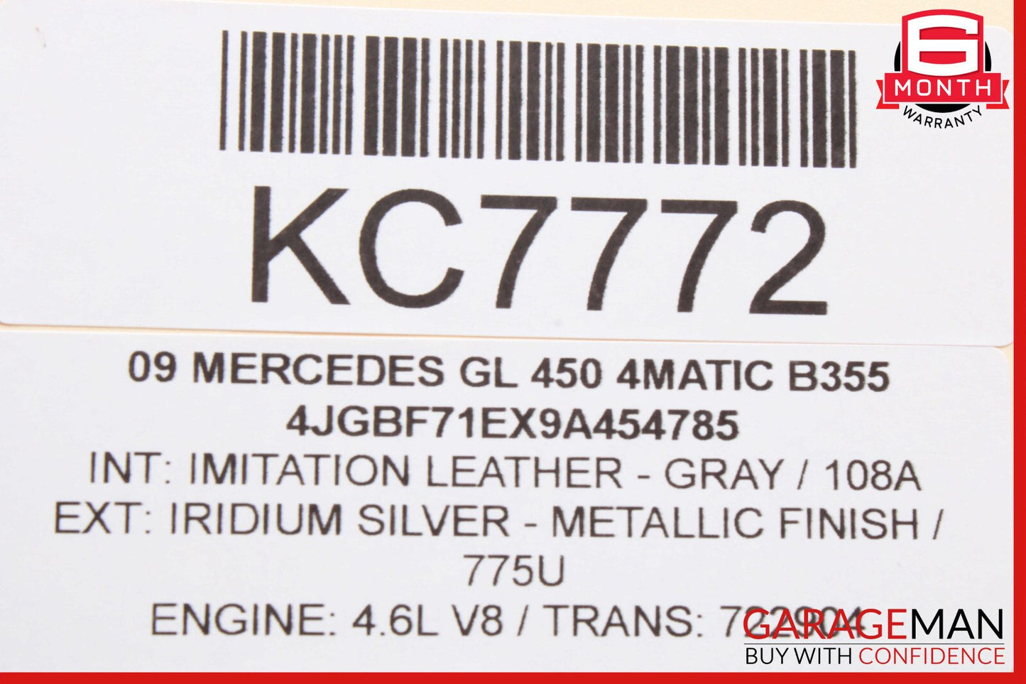 07-12 Mercedes X164 GL450 GL350 Third Seat Row Power Folding Control Module OEM