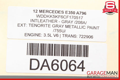08-16 Mercedes W204 C350 E350 RWD Rear Differential Diff Axle Carrier 2.82 OEM