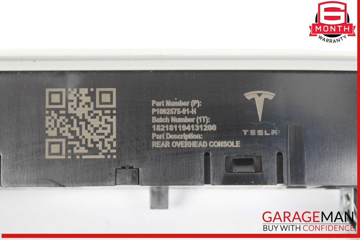 17-23 Tesla Model 3 Rear Overhead Console Dome Reading Map Light Lamp OEM