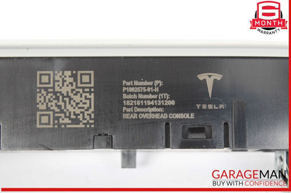 17-23 Tesla Model 3 Rear Overhead Console Dome Reading Map Light Lamp OEM