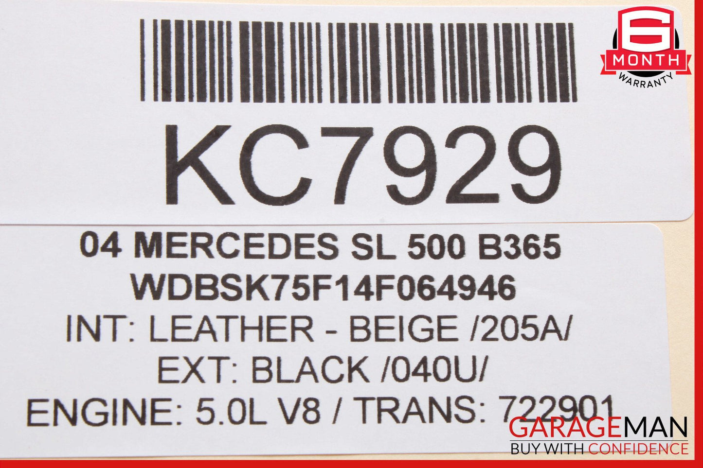 03-06 Mercedes R230 SL500 S500 Communication Voice Control Module 2038200885 OEM
