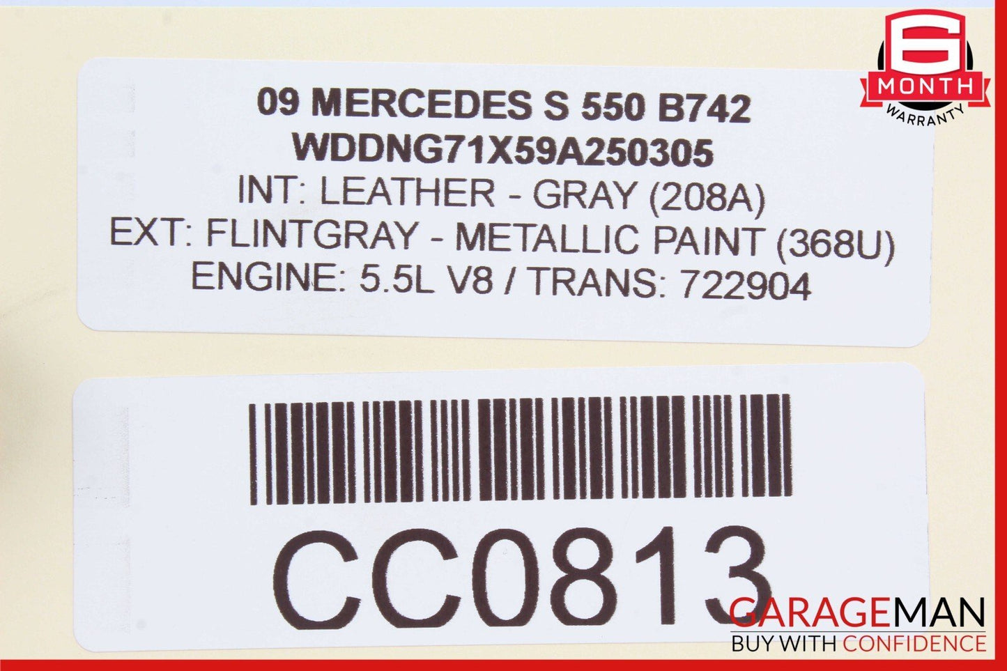 07-14 Mercedes S550 CL600 S63 ESP Parking Assist Suspension Switch Controller
