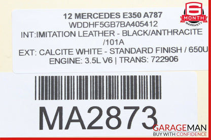 14-16 Mercedes W212 E350 3.5L V6 ECU ECM Engine Computer Control Module Unit OEM