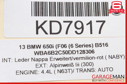 13-19 BMW 650i F06 AC A/C Heater Climate Control Switch OEM