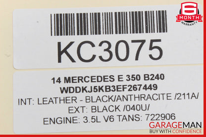 10-17 Mercedes W207 E350 Front Right Side Seat Belt Feeder Retractor OEM