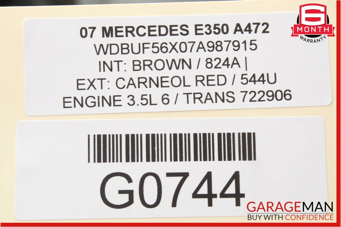 03-09 Mercedes W211 E350 E550 Front Right Passenger Door Control Module OEM