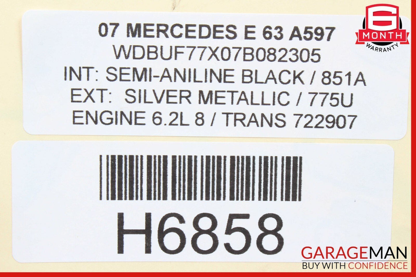03-11 Mercedes W211 E550 E63 AMG CLS550 Front Left Side Lower Control Arm RWD