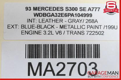 92-99 Mercedes W140 300SE S500 Front Left Side Bose Door Audio Woofer Speaker