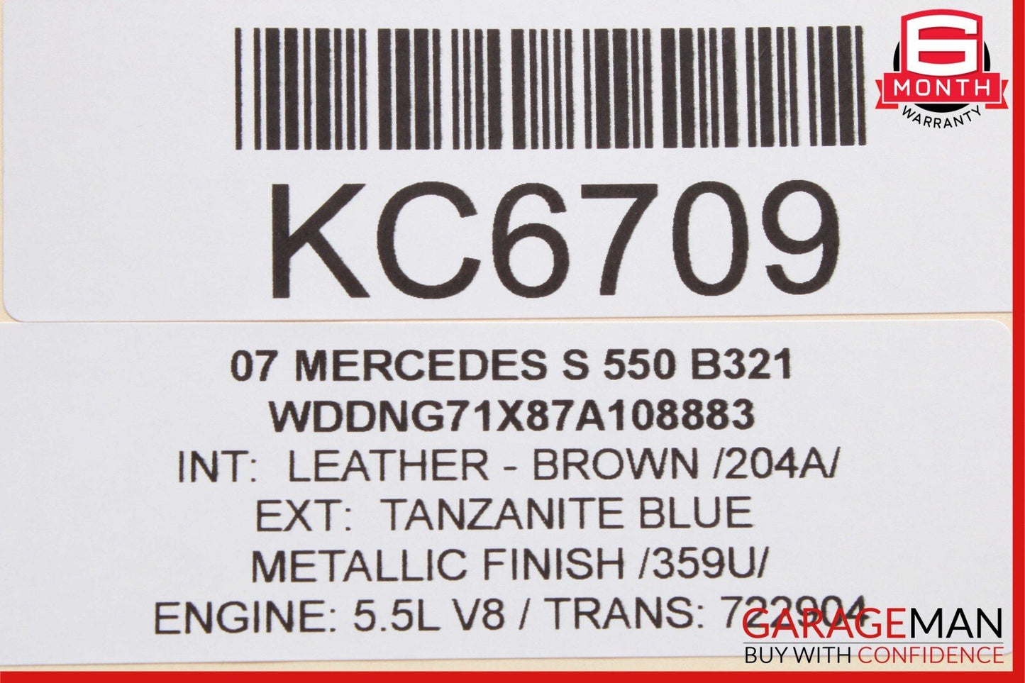07-13 Mercedes W221 S550 S400 Rear Right Exterior Door Handle Keyless Go Blue