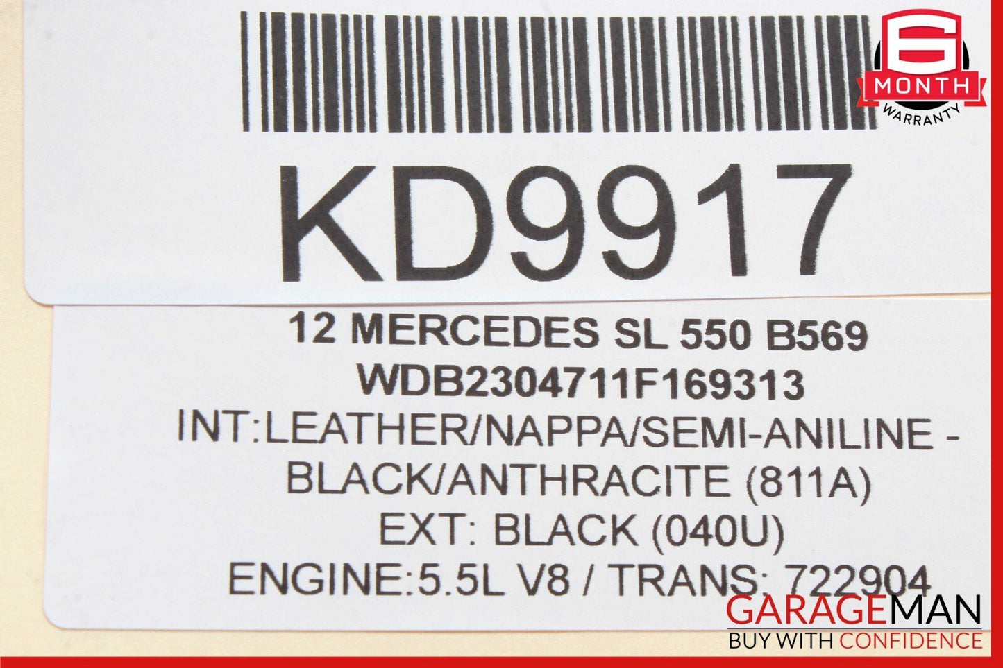 03-12 Mercedes R230 SL550 SL500 Center Console ESP Switch Control Button OEM