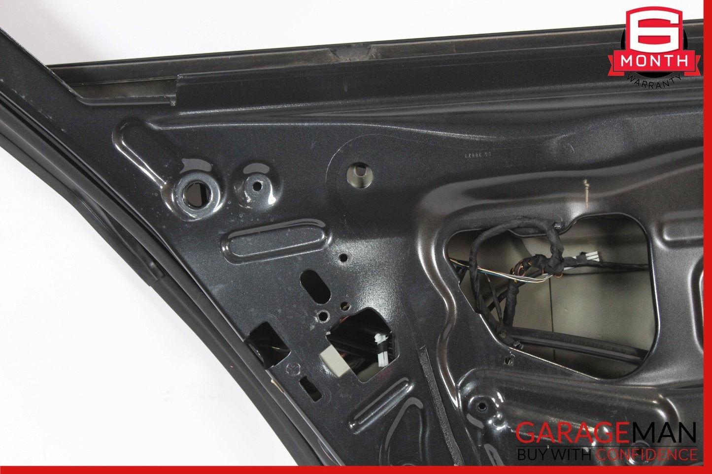 11-16 BMW 550i 535i 528i Rear Left Driver Side Door Shell Panel Black OEM