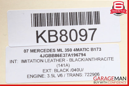 06-11 Mercedes W164 ML350 4MATIC Harman Kardon Rear Sub Woofer Subwoofer OEM