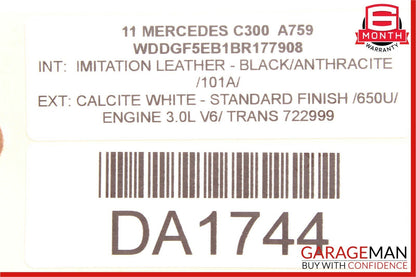 08-11 Mercedes W204 C300 C350 Front Left Driver Side Door Lock Latch Actuator