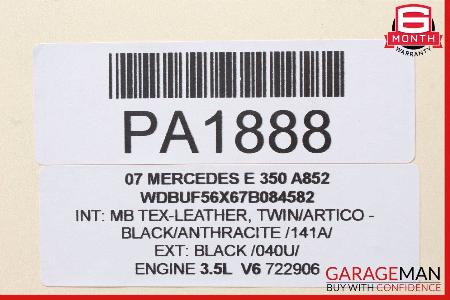 05-12 Mercedes W211 E350 GL450 Front Right Side Under Seat Control Module OEM