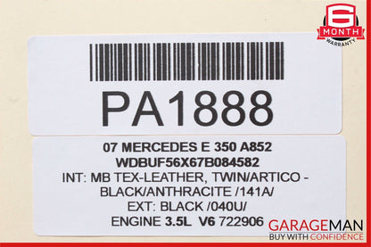 05-12 Mercedes W211 E350 GL450 Front Right Side Under Seat Control Module OEM
