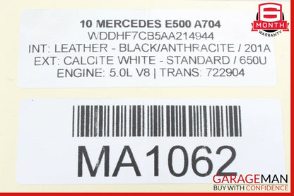 08-20 Mercedes E350 CLS400 C300 Front Right Passenger Side Seat Control Module