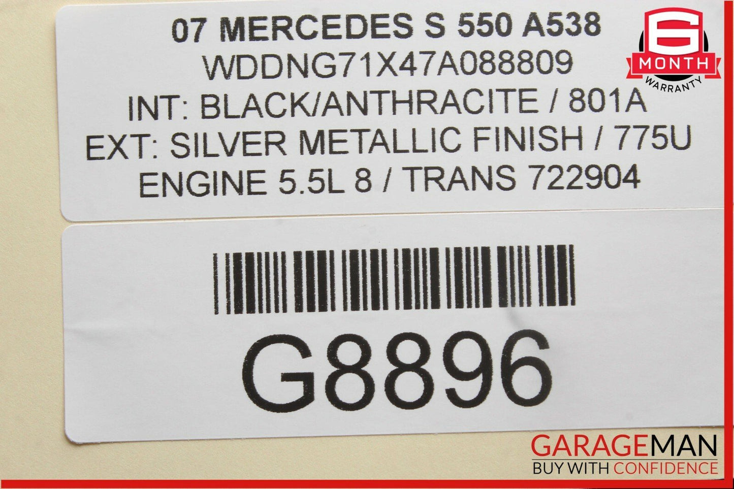 07-13 Mercedes S550 CL600 Front Left Side Seat Adjust Controller Switch Set OEM