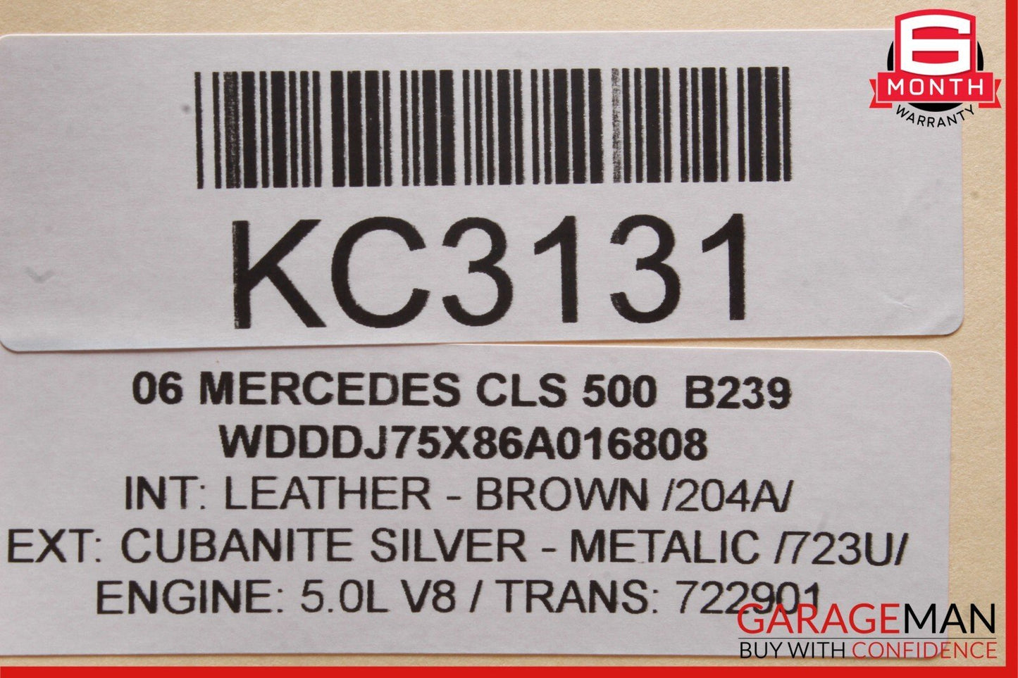 03-12 Mercedes W219 CLS500 GL350 SLK350 Seat Control Module Left Side OEM