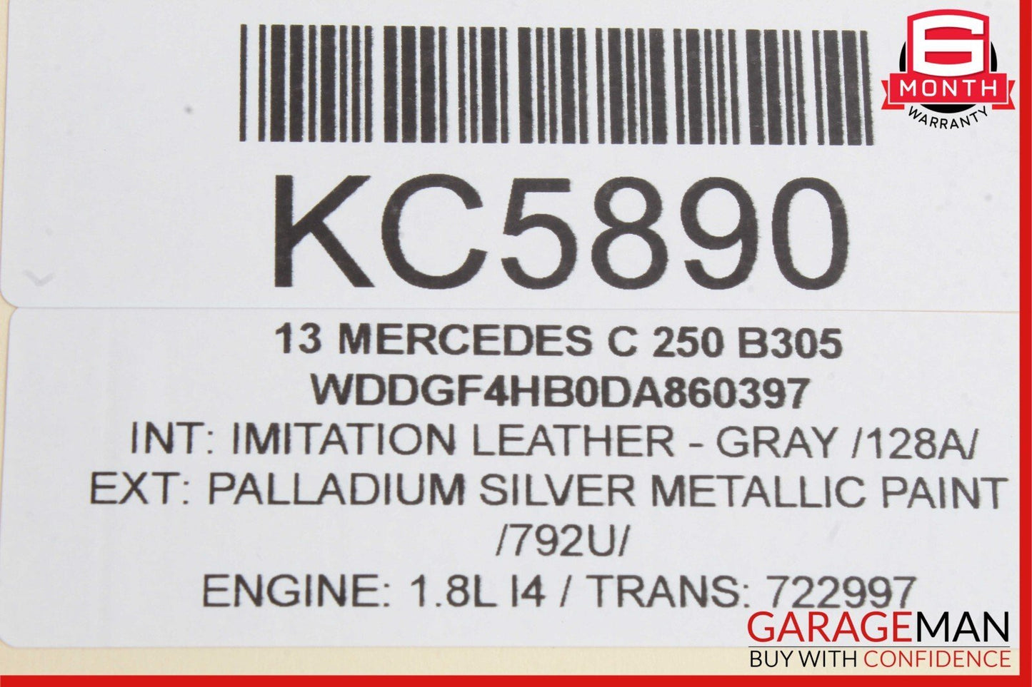 08-18 Mercedes C250 E350 E400 CLS400 Rear Right Side Door Lock Latch Actuator