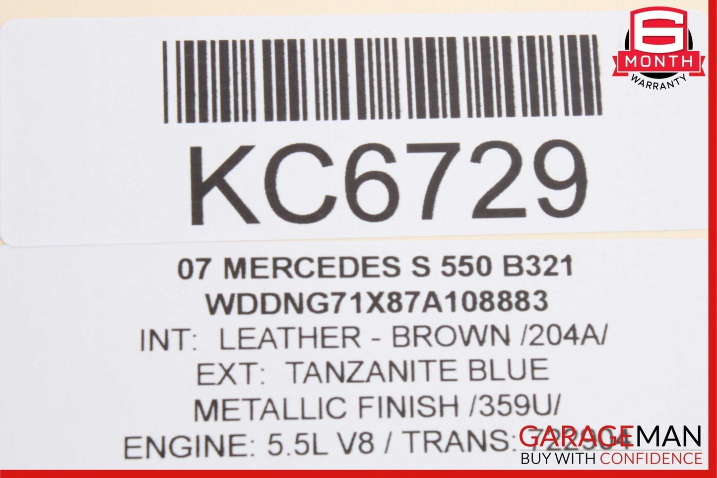 07-13 Mercedes W221 S550 Rear Right Side Keyless Go Door Lock Latch Actuator OEM