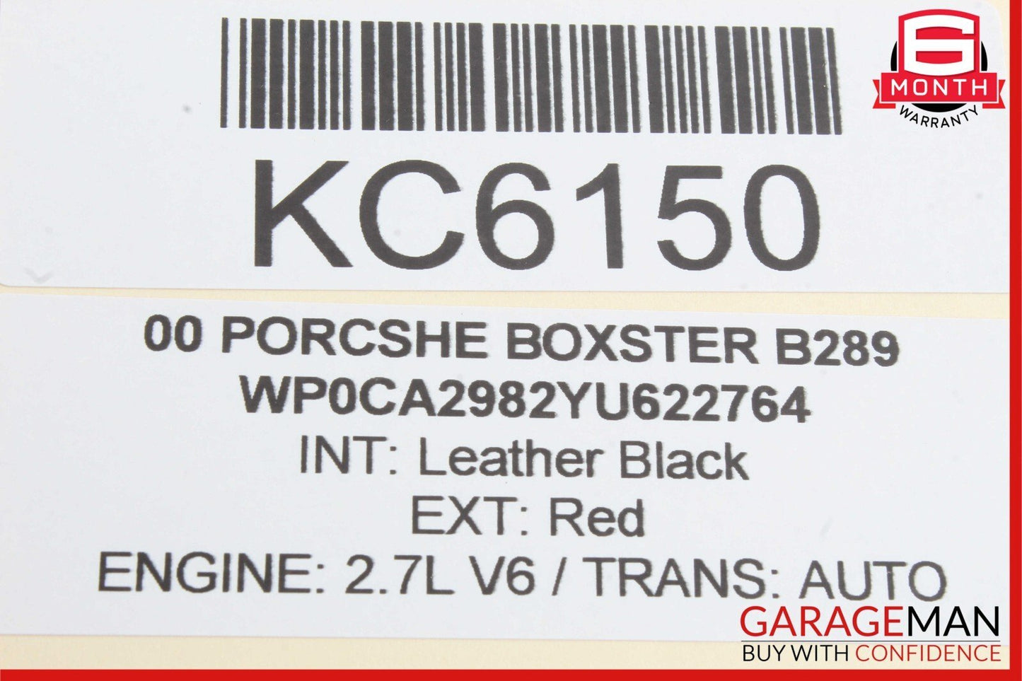 97-04 Porsche Boxster 986 Rear Left / Right Suspension Lower Control Arm OEM