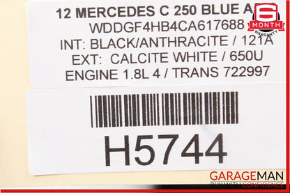 08-14 Mercedes W204 C250 Front Right Passenger Side Seat Adjust Control Switch