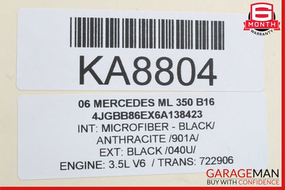 06-12 Mercedes R350 ML350 Rear Left / Right Side Suspension Upper Control Arm