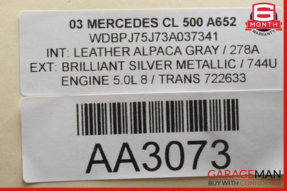 00-06 Mercedes W215 CL500 S500 Rear Right / Left Side Upper Control Arm OEM