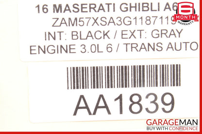 14-17 Maserati Ghibli Dash Headlight Ambient Light Switch Adjustment Control OEM