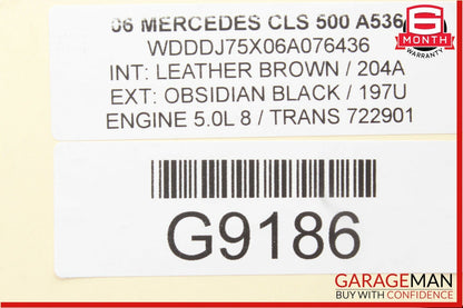 06-11 Mercedes W219 CLS500 Rear Right Passenger Side Door Lock Latch Actuator