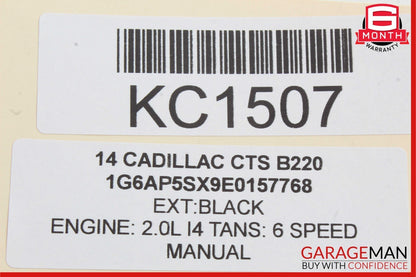 14-19 Cadillac CTS Front Left Driver Side Dashboard Panel A/C Air Vent 22848251