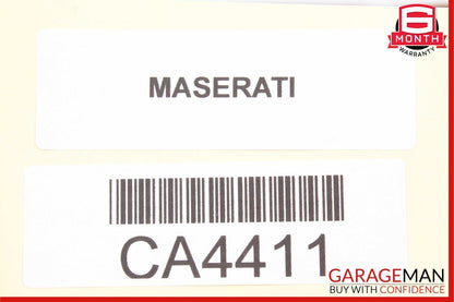14-17 Maserati Ghibli Front Left Side Lower Bottom Seat Cushion Cover Brown OEM