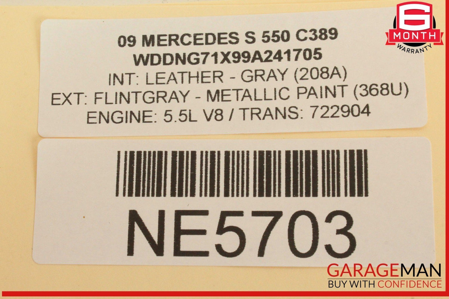 07-13 Mercedes-Benz S550 Rear Left Or Right Door Control Module 2218704895 OEM