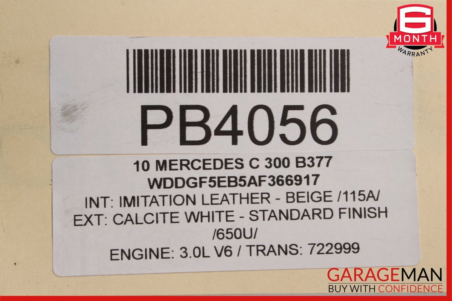 06-11 Mercedes W204 C300 722.9 7G Automatic Transmission Assembly 722.999 86k