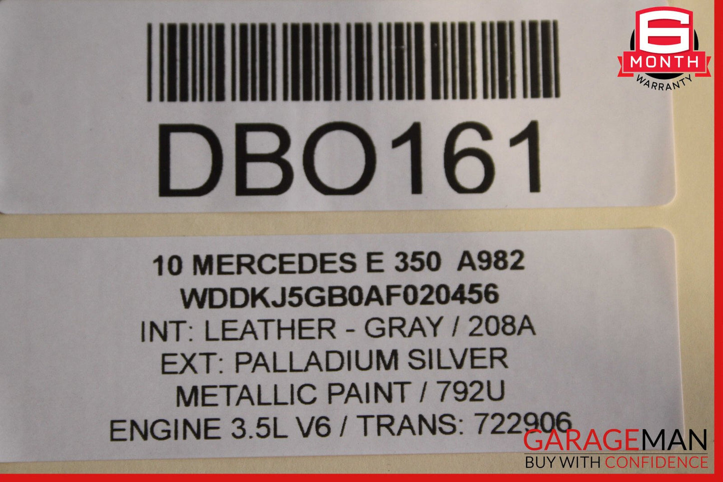 10-16 Mercedes W212 E350 Sedan Left Side Skirt Rocker Panel Silver OEM