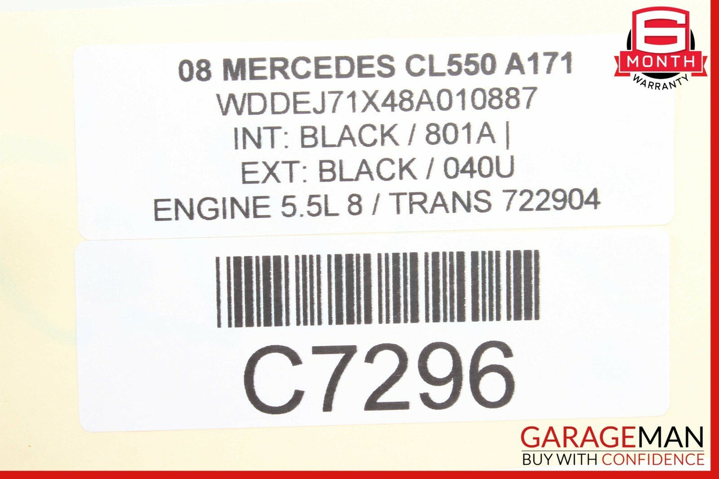 07-14 Mercedes W221 S550 CL550 Rear Left Side Camber Strut Upper Control Arm
