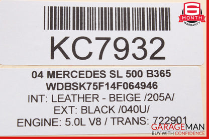 03-06 Mercedes R230 SL500 SL55 Park Parking Assist Control Module 2308204926 OEM