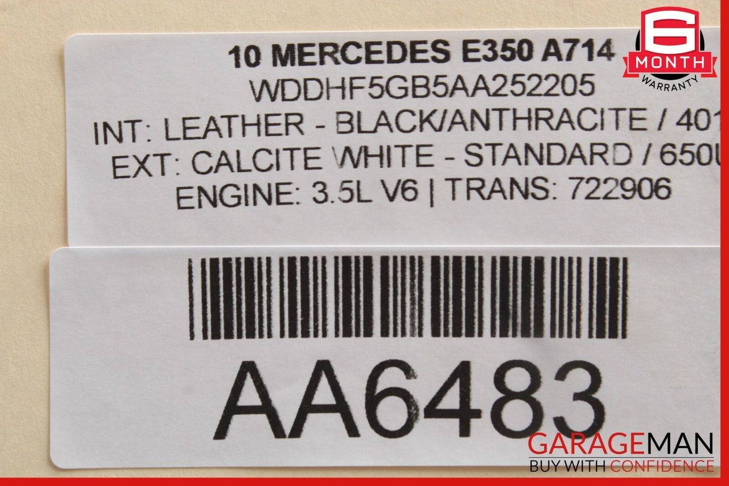 08-14 Mercedes W212 E350 C350 Rear Right Side Door Control Module OEM