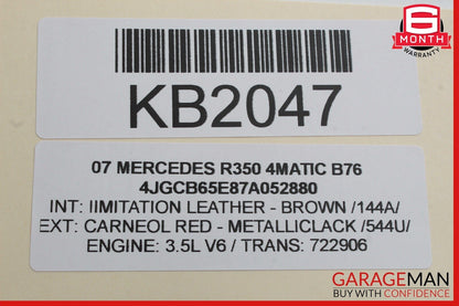 06-12 Mercedes W251 R350 4MATIC Panoramic Sunroof Sun Roof Motor 1648201442 OEM