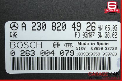 03-06 Mercedes R230 SL500 SL600 Parktronic Park Assist Control Module OEM
