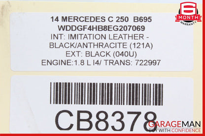 08-15 Mercedes W204 C250 C300 Rear Left / Right Side Upper Control Arm OEM