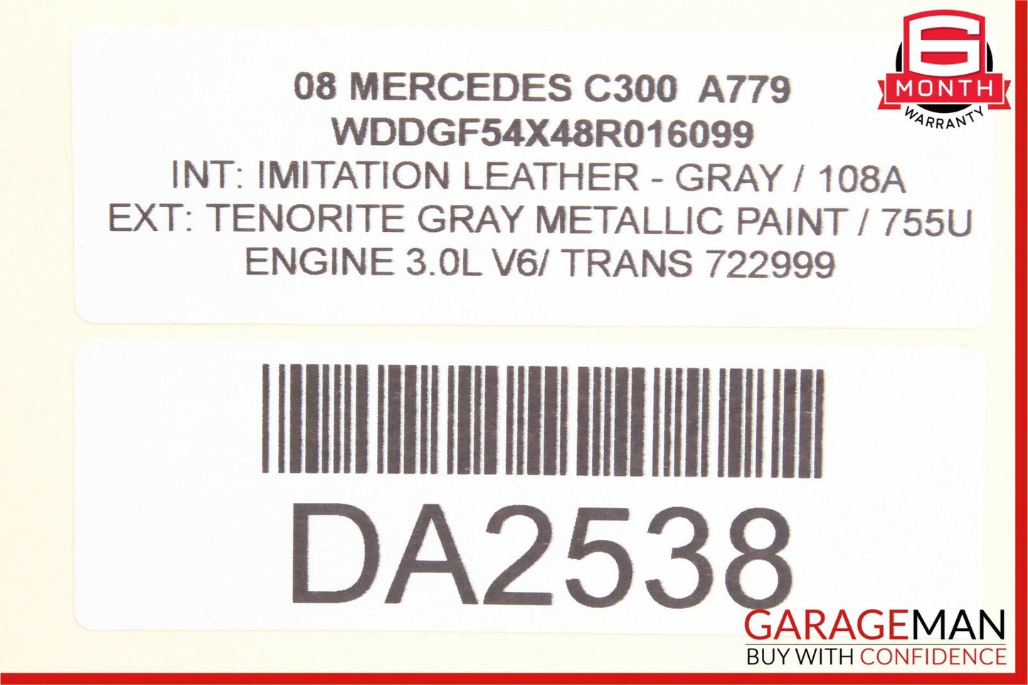 08-14 Mercedes W204 C300 C350 Sedan Rear Right Side Door Control Module Unit OEM