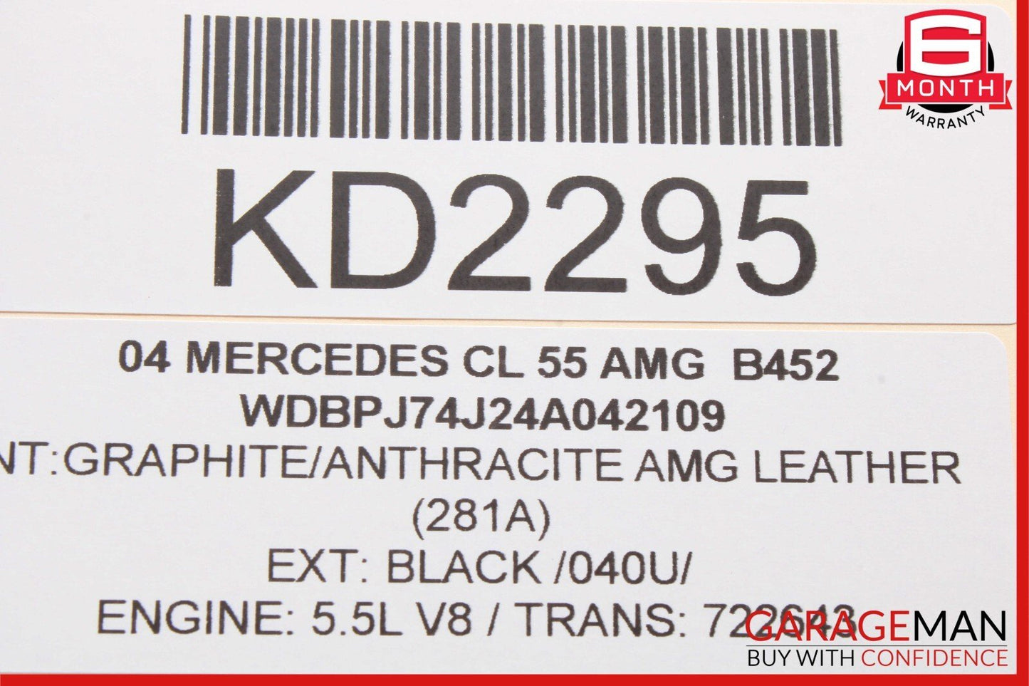 03-06 Mercedes W215 CL500 CL55 Center Dash Hazard ESP Lock Switch Control OEM